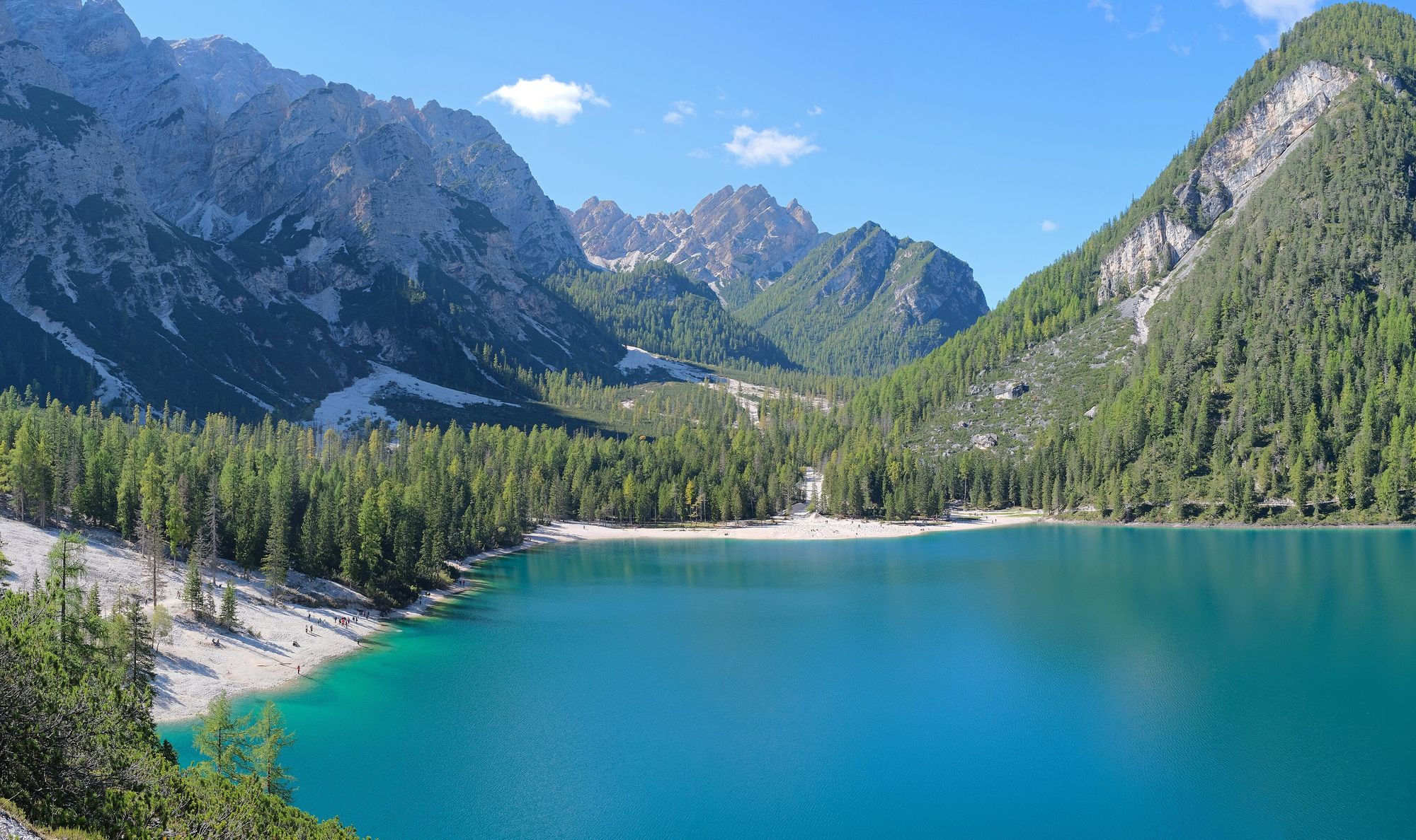 Lago di Braies in the Dolomites