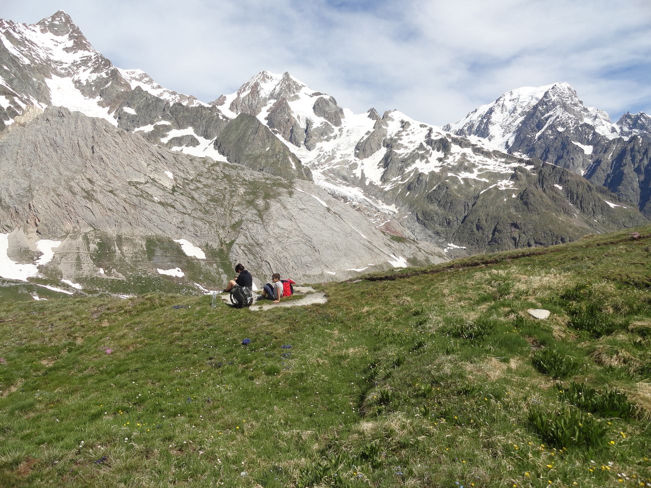 Mont Blanc from Val Veny